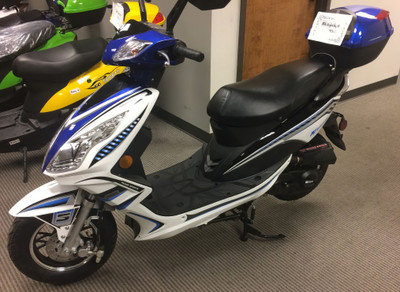 Peace Sports Night-sky 50 Scooter, 49Cc Engine, 1-Cylinder, 10" Aluminum Wheels