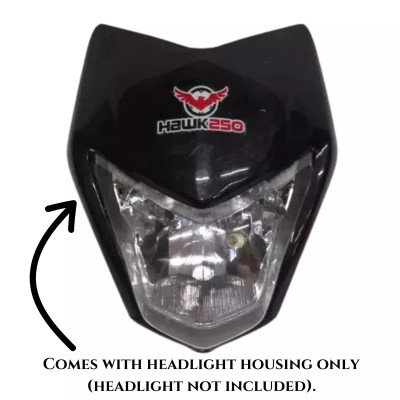 hawk 250 headlight housing
