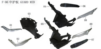 Lifan KPV 150 Right Hand Treadle Mat