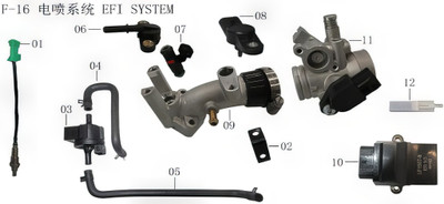 LIFAN KPV150 Oxygen Sensor