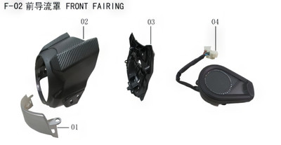 Lifan Kpm 200 headlight guard(Image #01)