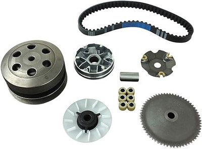 Complete 50cc 49cc 4 Stroke Scooter Moped Clutch Variator 669-18-30 Belt Kit TaoTao Kazuma Roketa SUNL