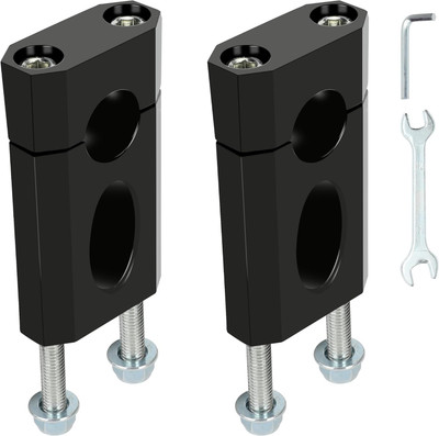 Mini Bike Handlebar Risers 7/8 22mm Bike Handlebar Mount Clamp for Coleman BT200X CT200U-EX Trailmaster MB200 Mega Moto 80 105 Razor MX650 Apollo SSR 110 125cc Dirt Pit Bike Motorcycle Parts