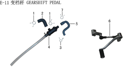 Lifan KP200 Crankcase Exhaust Pipe (Image #05)