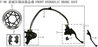 Lifan Kpr200 front brake switch(Image #07)