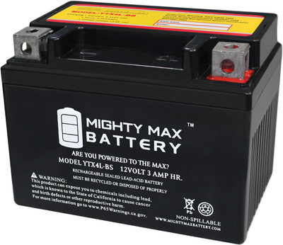 Battery YTX4L-BS SLA Replaces ATV TaoTao Cheetah TForce ATA 110cc ATA Series Brand Product