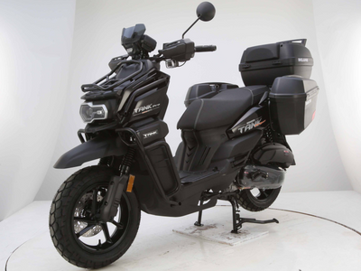 New Army-Style Tank 200 EFI Deluxe Scooter – Bigger Tires & Bluetooth - Fully Assembled and Tested