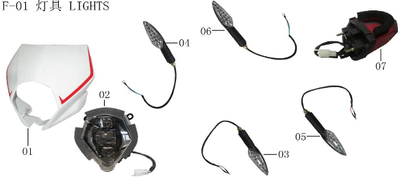 Lifan Kpx250 Headlight Assembly(Image #02)