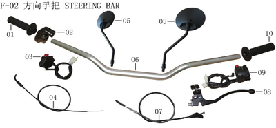 Lifan Kpx250 Throttle Cable Seat Assembly(Image #02)