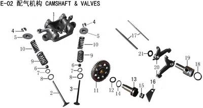 Lifan X-Pect Engine Valve Outer Spring(Image #09)