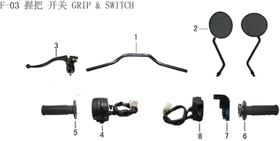 Lifan X-Pect 200 Left Hand Switch(Image #04)
