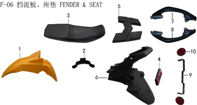 Lifan X-Pect 200 Left Rear Armrest Combination (Image #08)