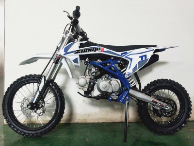 DongFang 125cc Dirt Bike RF ZOOME K3-125 with 4-Speed Manual, Electric/Kick Start, F17/R14 Wheels, Perimeter Steel Frame