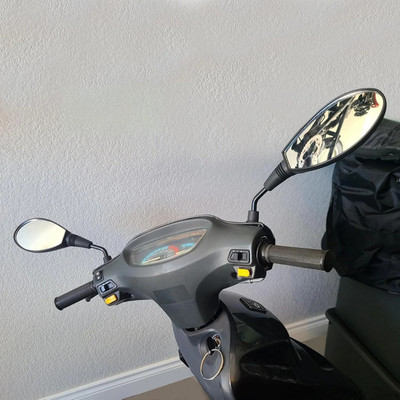 8mm GY6 Scooter Rearview Mirrors for TaoTao, Jonway, Roketa, Kymco & More