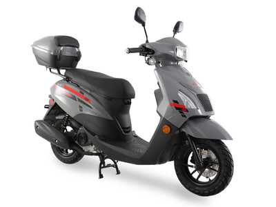 Ice Bear Cali (PMZ50-2) 50cc Scooter  Automatic CVT, LED Lights, Digital Speedometer