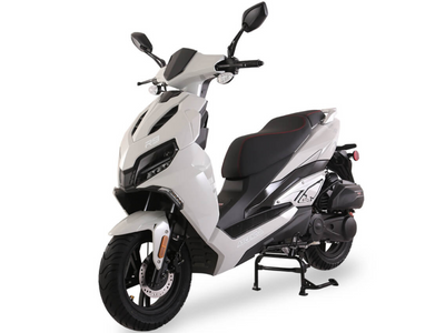 Ice Bear PMZ200-R9 EFI Scooter – 12" Alloy Wheels, LED Lights, Digital Speedometer