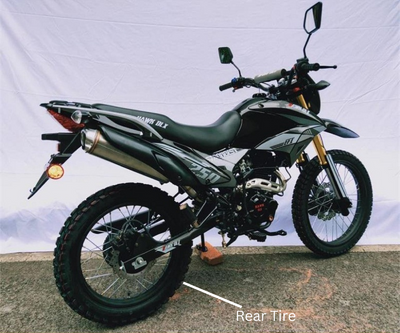 Hawk DLX 250 Part Rear Tire