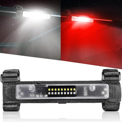 UTV Interior Dome Light Universal Roll Bar Mount LED Light for UTV ATV Polaris RZR Can-Am Ranger Pioneer Talon Yamaha Kawasaki Off Road - White/Green