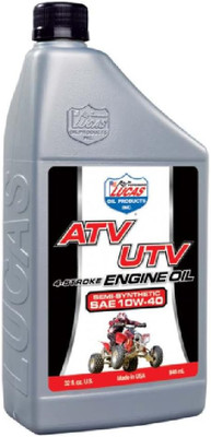 Oil 10720 Semi-Synthetic SAE 10W-40 ATV Engine Oil - 1 Quart