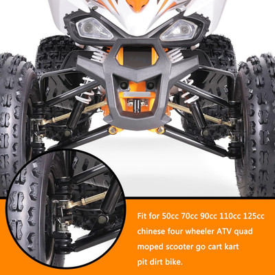 10-10mm Left Right Tie Rod Ball Joint for 50cc 70cc 90cc 110cc 125cc Tao Tao ATK 125 Coolster Baja Kazuma Roketa 4 Wheeler ATV Quad Go Cart Kart Pit Dirt Bike Moped Scooter Part