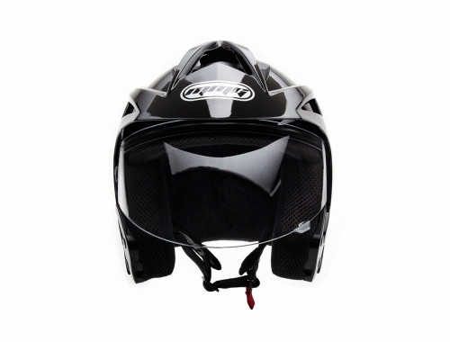 Open Face MMG Helmet. Model Crux. Color: Shiny Black