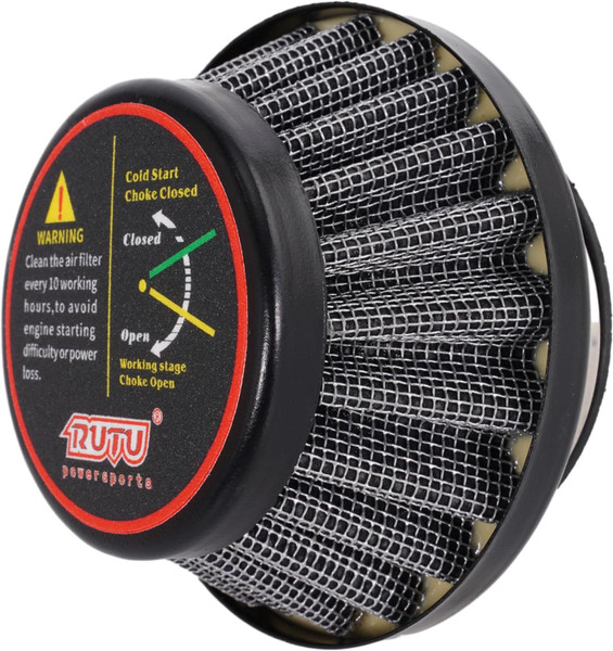 44mm Universal Motorcycle Air Filter for 2-Stroke Dirt Bike, GY6 Engines, Mini Motor, ATV, Scooter, Go Kart & Moped