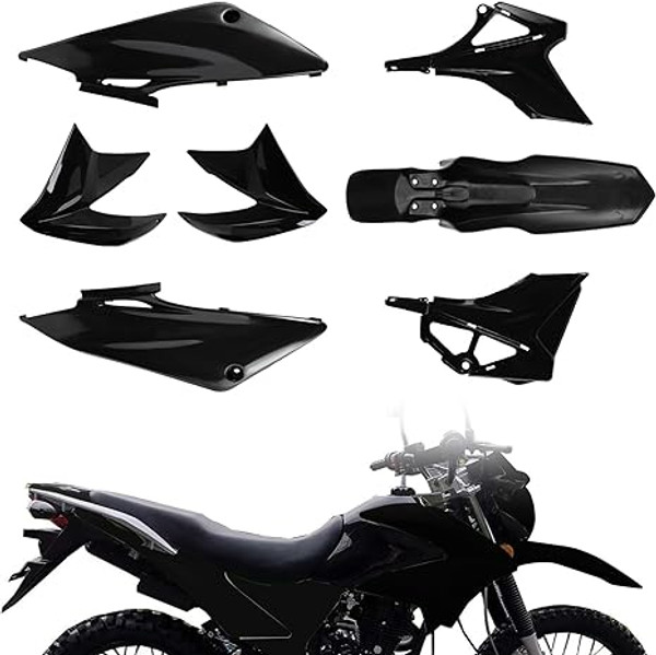 Plastics Kit for Hawk 250 – Full Fairing Body Work Fender Set with Fuel Tank Guard