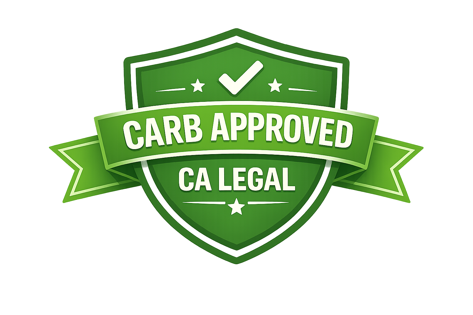 CARB Approved / CA Legal