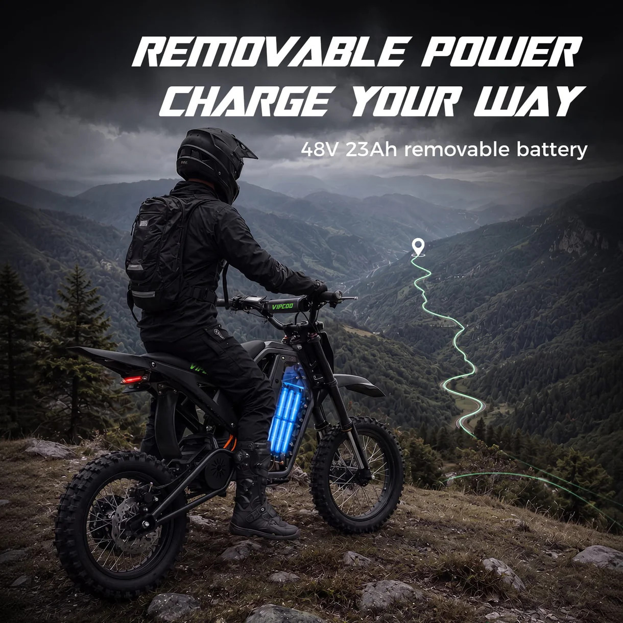 VIPCOO H3 Electric Dirt Bike