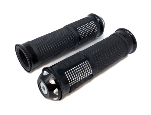 Aftermarket MYK Scooter Grip Set | Diamond Black (7/8")