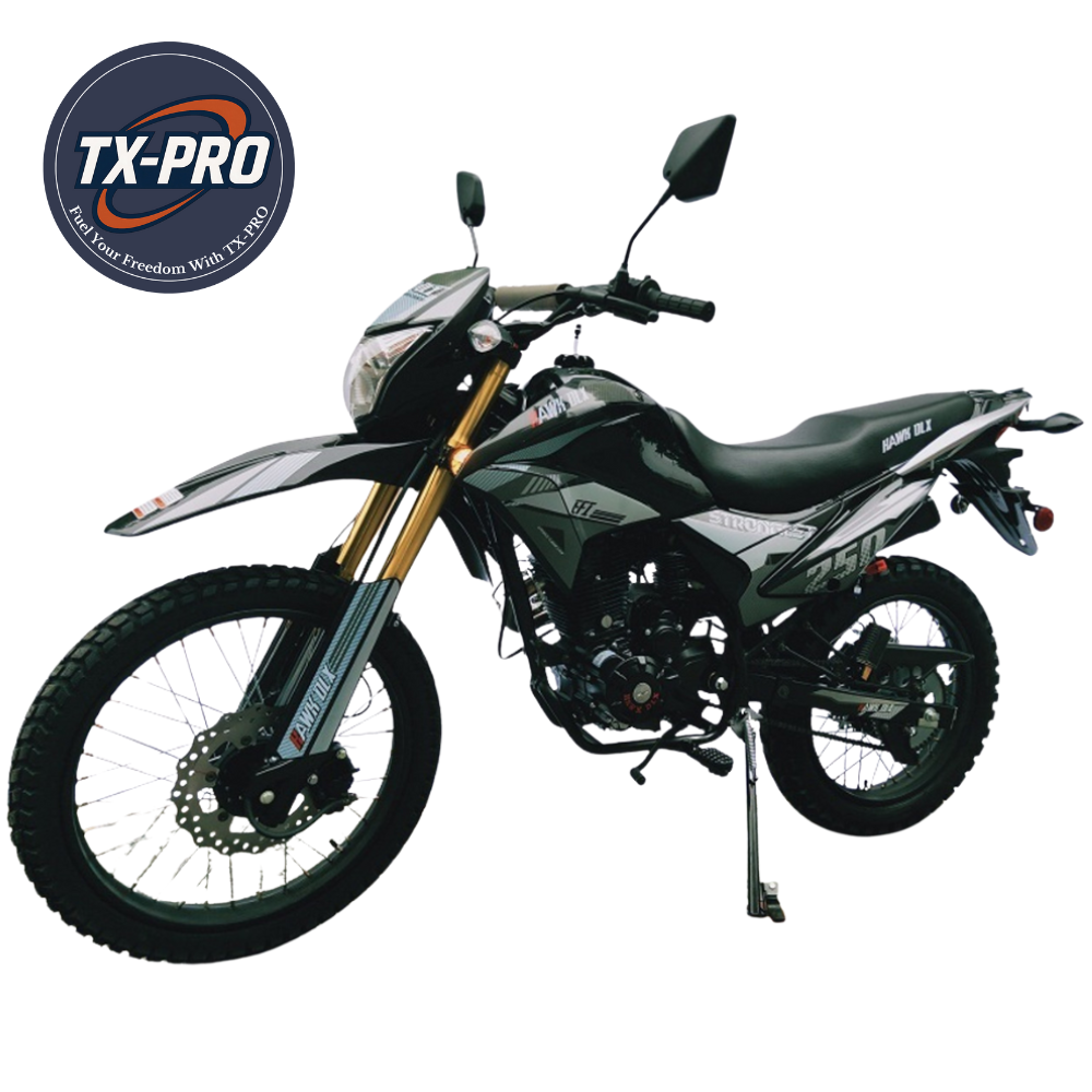 TX-PRO Hawk DLX 250 DOT Bike Deluxe Model Delivered Assembled & Tested + Free Perks