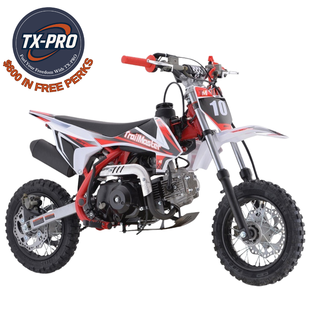 TX-PRO TM10 110CC DIRT BIKE, AUTOMATIC 4-STROKE Delivered Assembled & Tested + $600 Free Perks