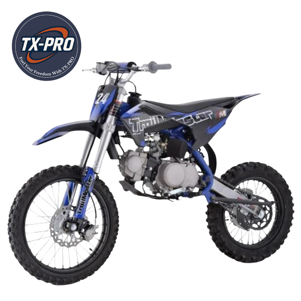 TX-PRO Tm24 Dirt Bike, Zm125Cc 4-Stroke Kick Start Delivered Assembled & Tested + Free Perks
