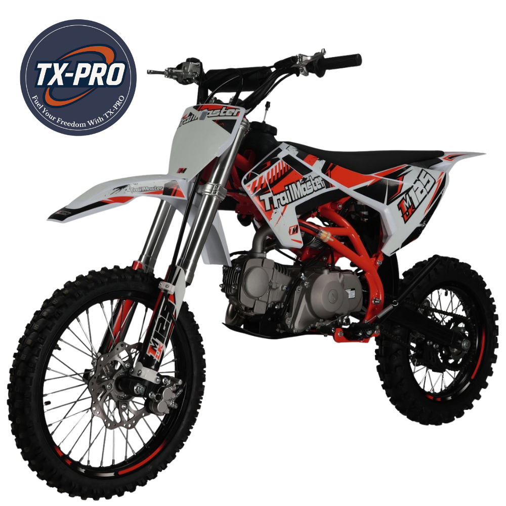 TX-PRO Pro Series Dirt Bike TM LK125 4 stroke Delivered Assembled & Tested + Free Perks