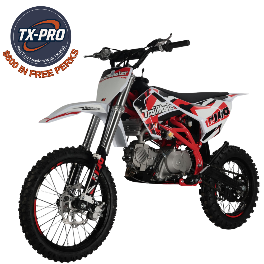 TX-PRO Pro Series Dirt Bike TM LK140 4 stroke Delivered Assembled & Tested + $600 Free Perks