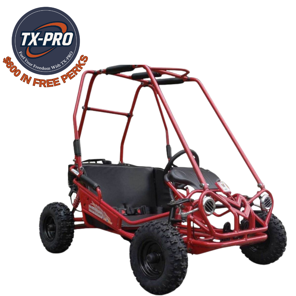 TX-PRO Mini XRS+ 163cc Go-Kart – Manual Pull Start, 4-Stroke Single-Cylinder, Air-Cooled Engine - Delivered Assembled & Tested +$600 Free Perks