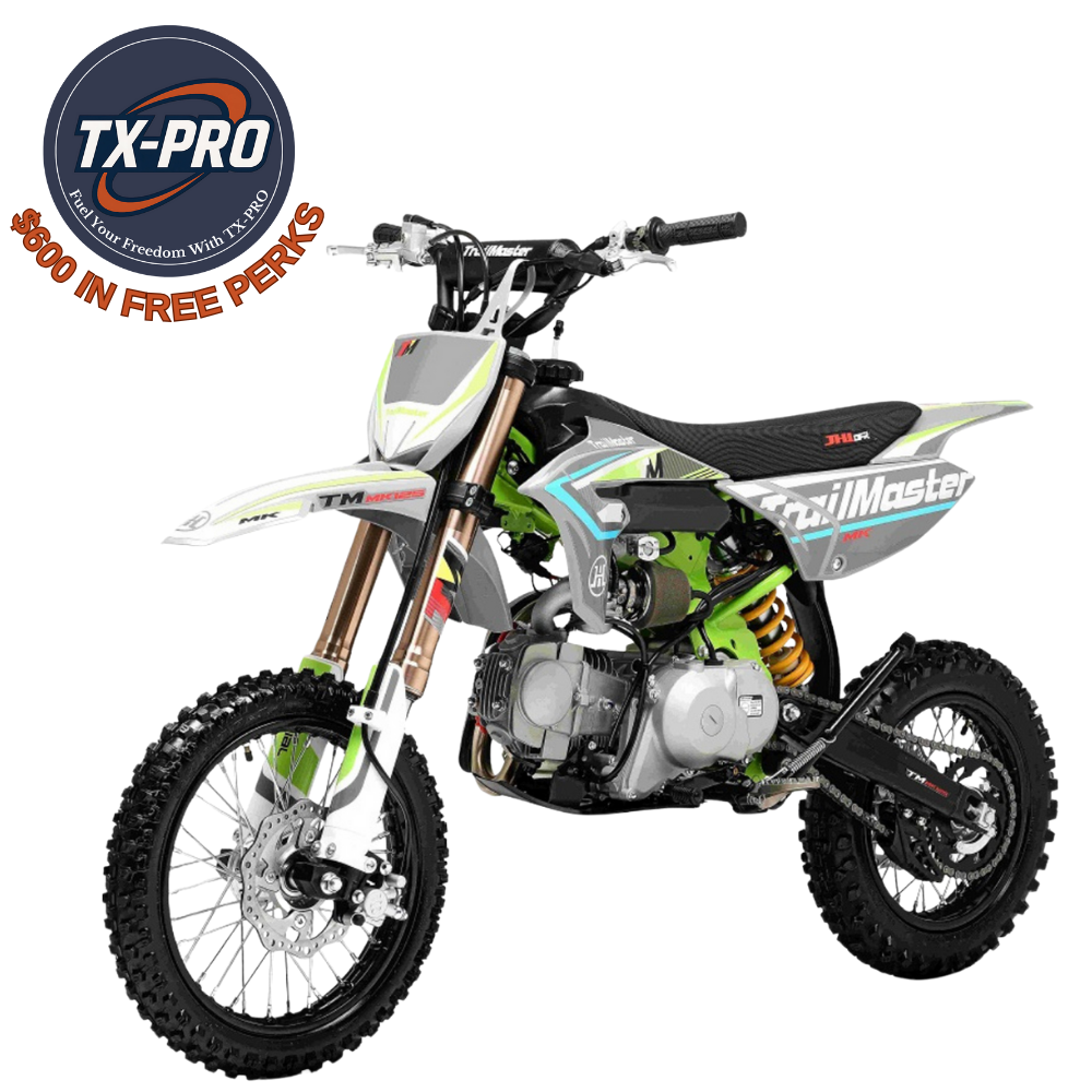 TX-PRO TM MK125 JHL Pro Series Dirt Bike Delivered Assembled & Tested + $600 Free Perks