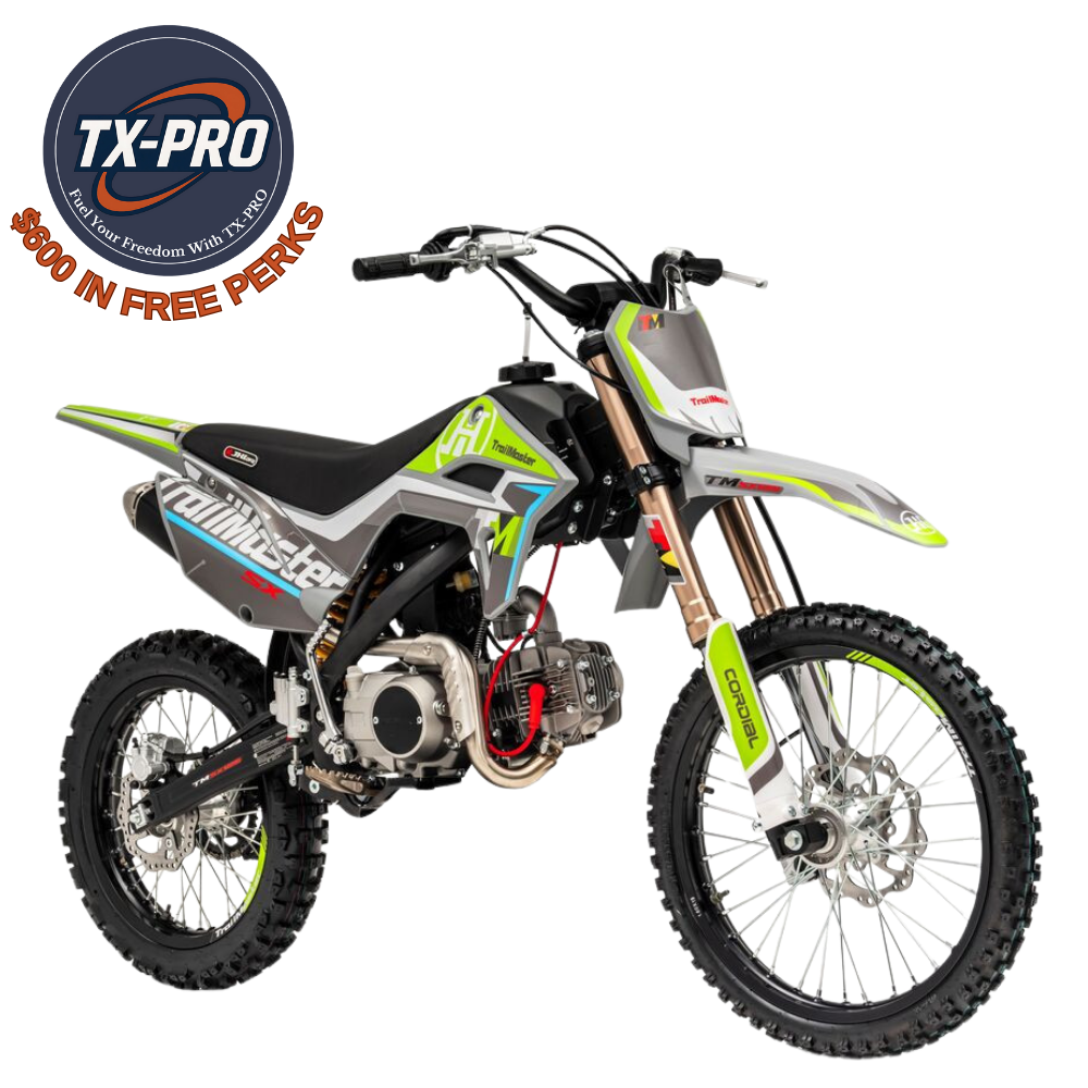 TX-PRO TM SX125 JHL Pro Series Dirt Bike Delivered Assembled & Tested + $600 Free Perks
