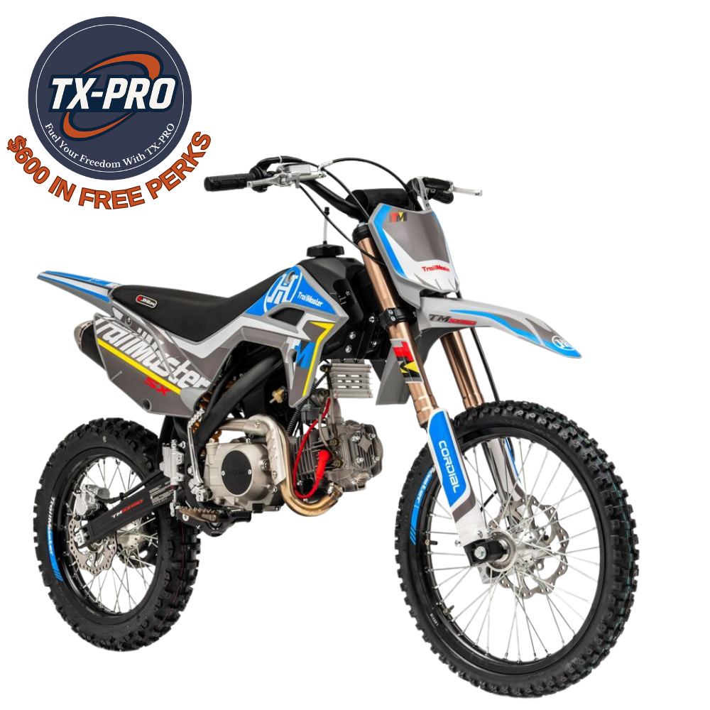 TX-PRO TM SX150 JHL Pro Series Dirt Bike 140cc Oil-Cooled Engine Delivered Assembled & Tested + $600 Free Perks