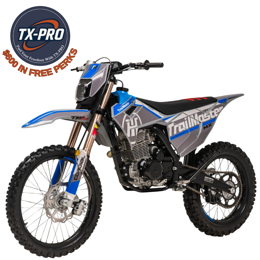 TX-PRO TM MX250 Pro JHL Pro Series Dirt Bike - 250cc Electric Start Delivered Assembled & Tested + $600 Free Perks