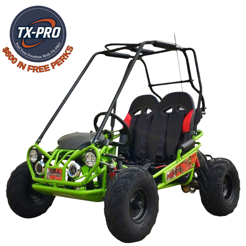 TX-PRO Mini XRX/R+ (Plus) Assembled version Upgraded Go Kart with Bigger Tires - Delivered Assembled & Tested + $600 Free Perks