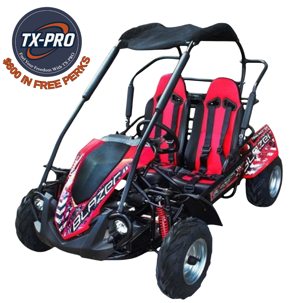 TX-PRO Blazer 200R, Air Cooled 4-Stroke, Single Cylinder Go Kart - Delivered Assembled & Tested + $600 Free Perks