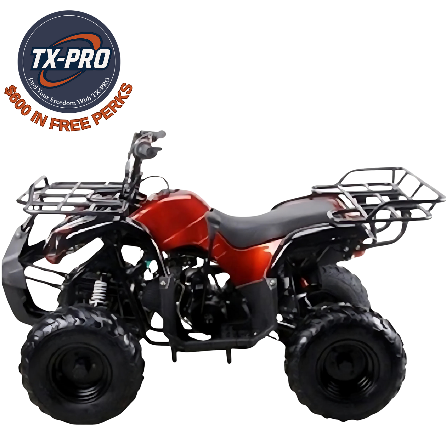 TX-PRO ATV-3125R KODIAK-HD 125CC ATV Assembled Version with REVERSE Big 16" Tire - Delivered Assembled & Tested + $600 Free Perks