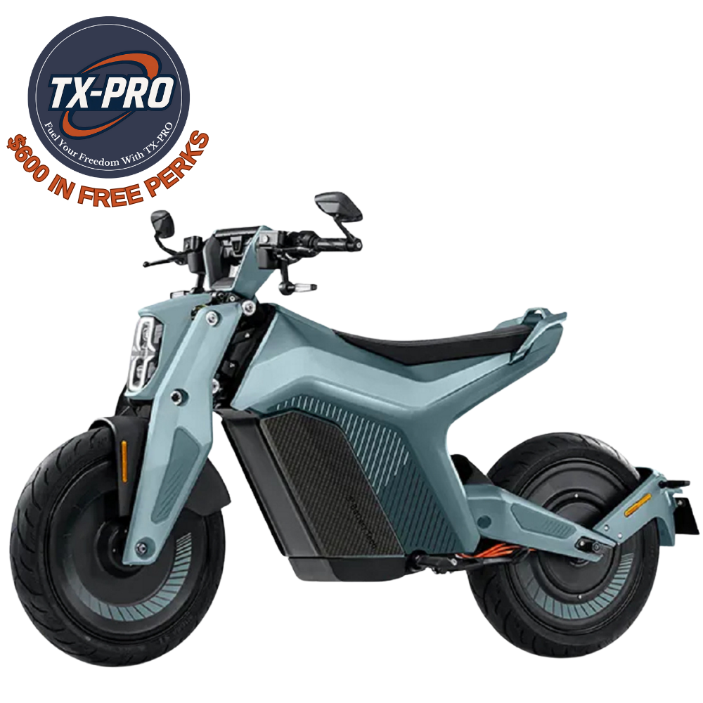 TX-PRO NAXEON I AM. Pro Electric Motorcycle | Smart Urban Performance Ride Delivered Assembled & Tested + $600 Free Perks