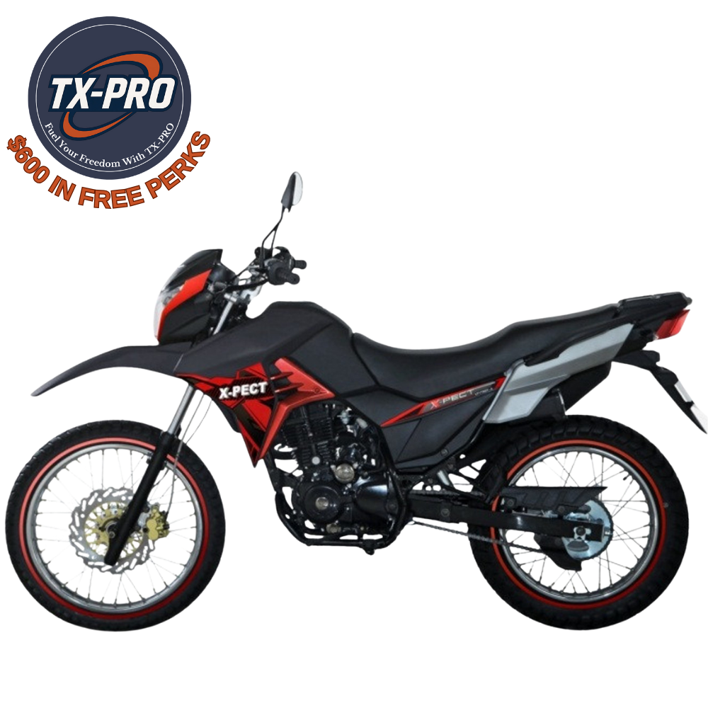TX-PRO X-PECT 200 ELECTRONIC FUEL INJECTION, AIR COOLED, 5 SPEED/MANUAL Delivered Assembled & Tested + $600 Free Perks