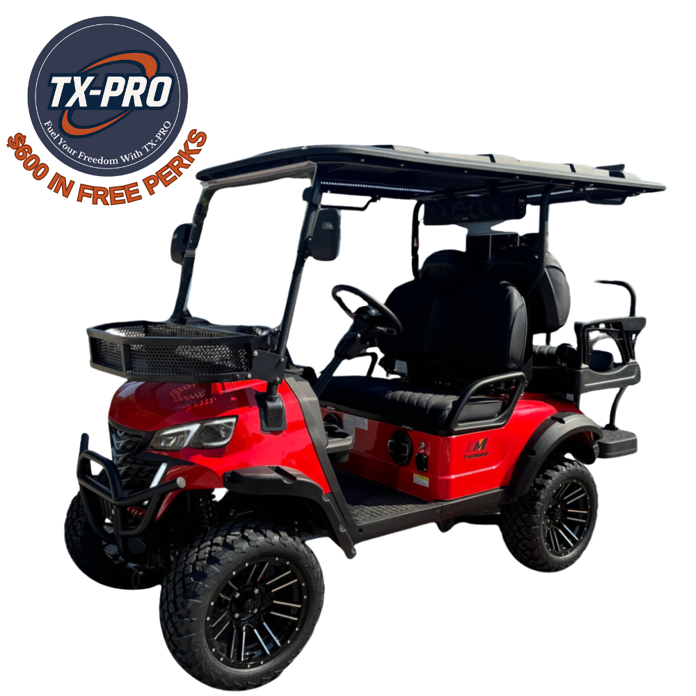TX-PRO TBM X4-SEATER GOLF CART WITH 5KW LITHIUM BATTERY Delivered Assembled & Tested + $600 Free Perks