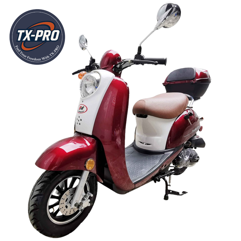 TX-PRO Milano 50N Scooter, Kick and Electric start - Delivered Assembled & Tested + Free Perks