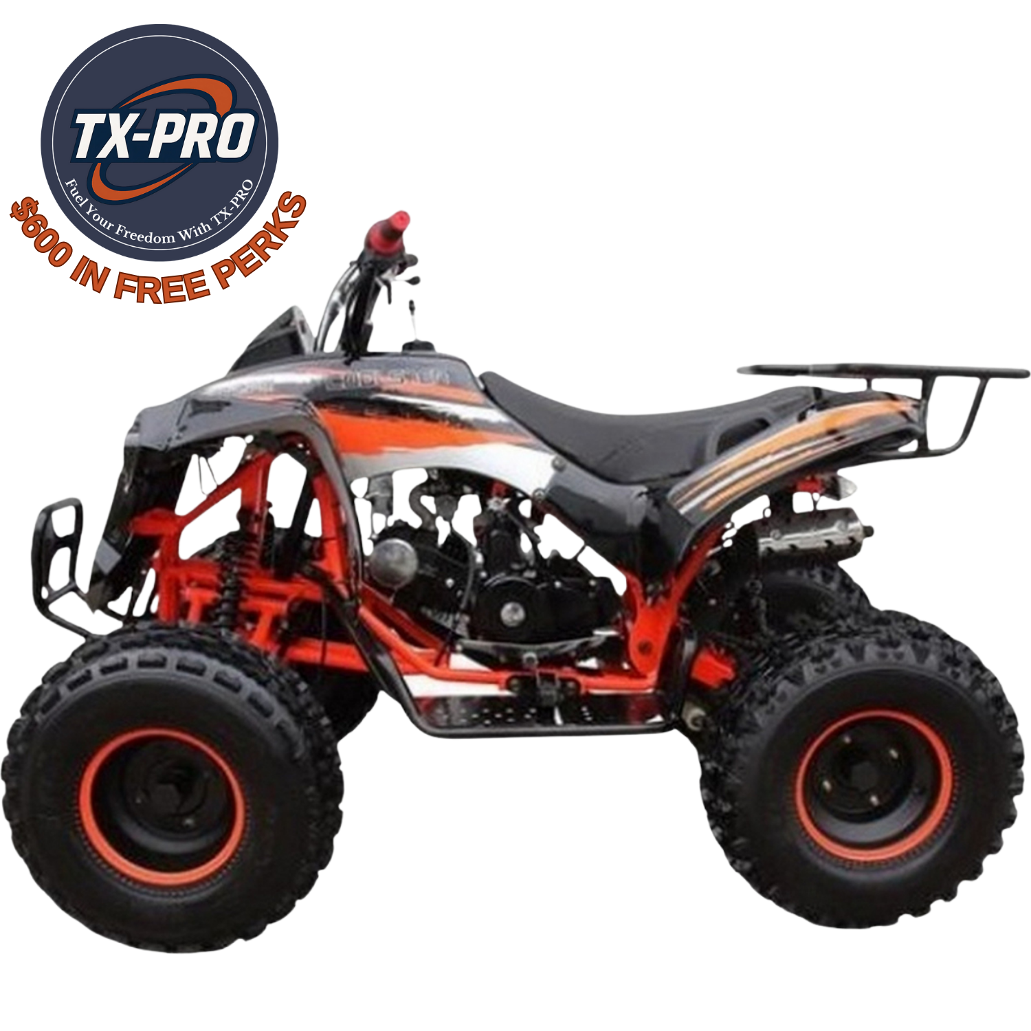 TX-PRO 3125B 125CC FULLY AUTO ATV - Delivered Assembled & Tested + $600 Free Perks