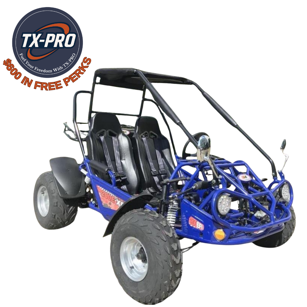 TX-PRO 200E XRS EFI Go Kart, 168.9cc Fully Automatic, Electric Start - Delivered Assembled & Tested + $600 Free Perks