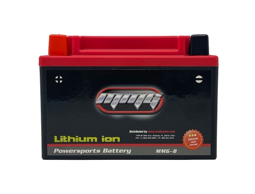 Lithium Battery MMG8 - Replaces: YTX9-BS, YTX12A-BS, YTX14-BS, YTX14H-BS. CCA 240